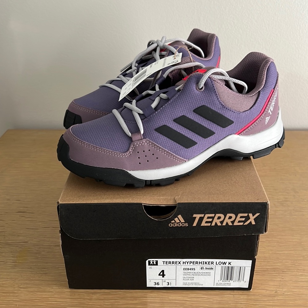 Adidas Hiking Shoes Size 4 NWT